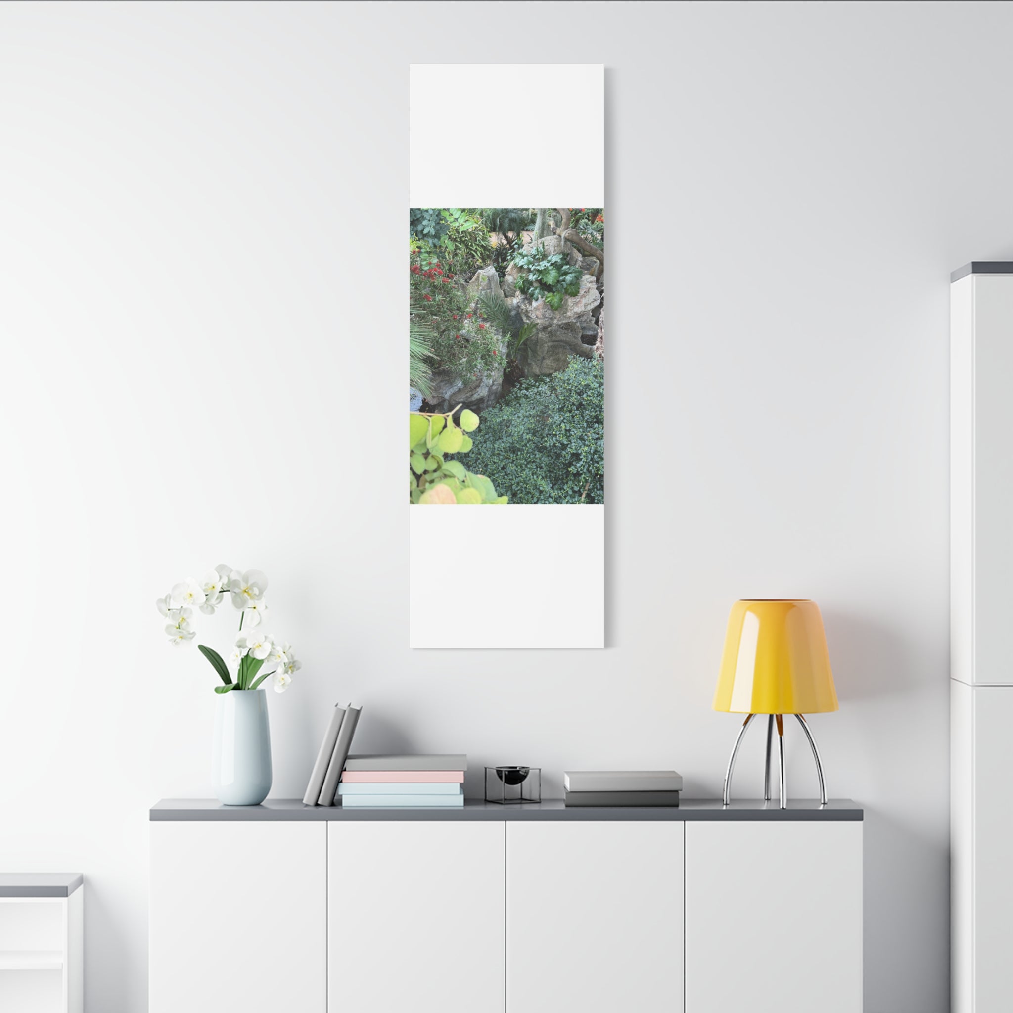 Canvas Wall Art, Tropical Garden Print, Home Decor, Botanical Artwork, Nature Lover Gift, Modern Interior Design