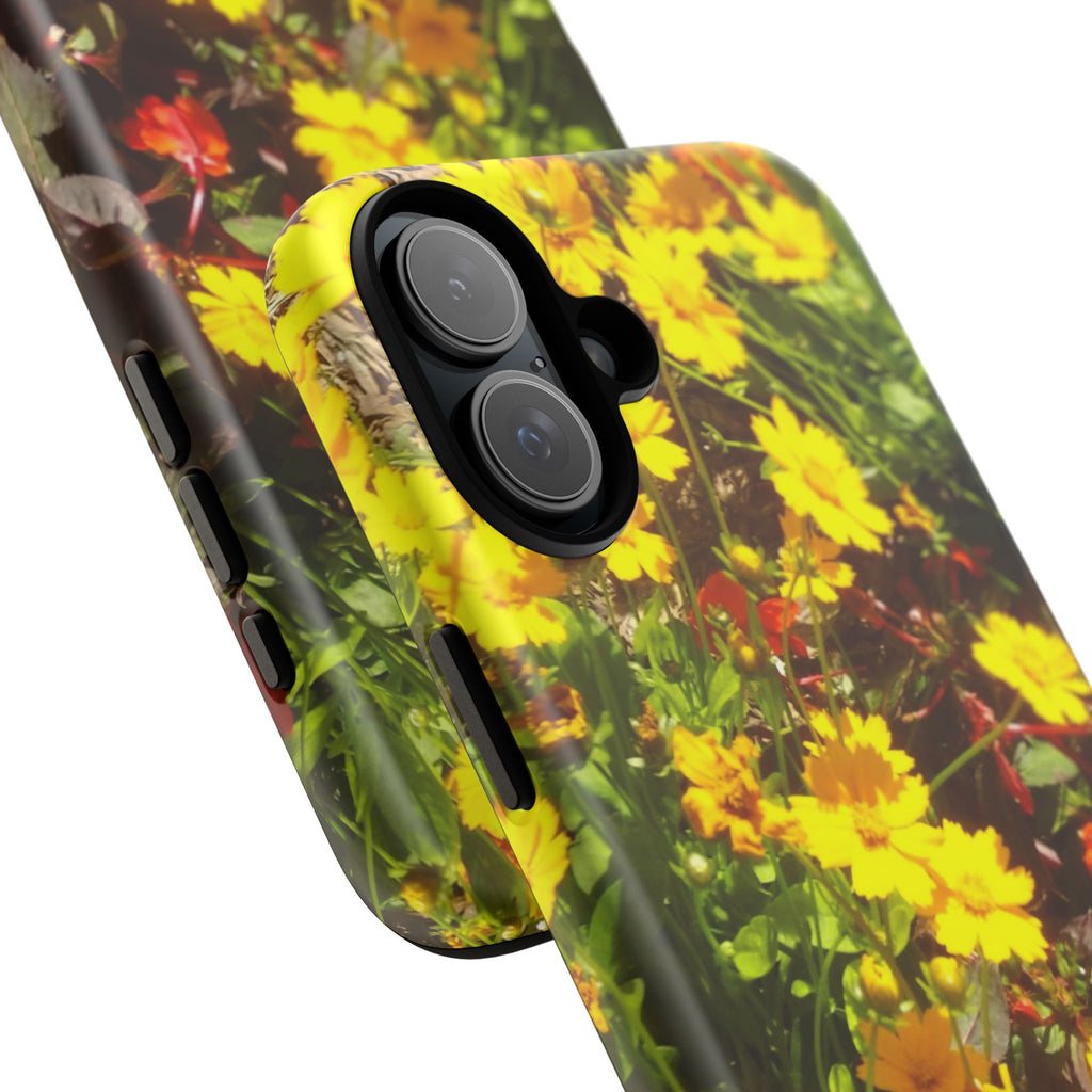 Floral Phone Case - Tough Cases with Vibrant Yellow Flowers, Protective Floral Cover, Spring Decor, Gift Idea for Nature Lovers, [...]