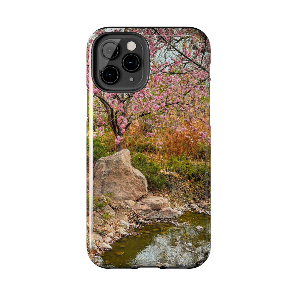 Cherry Blossom Tough Phone Cases - Nature Lover Gift, Floral Phone Accessories, Spring Decor, Custom Cases, Outdoor Adventure