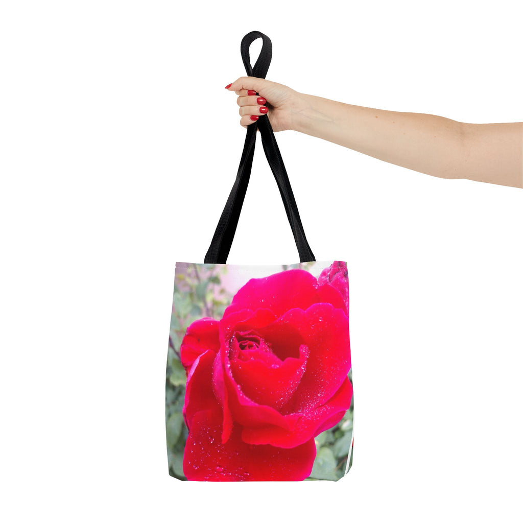 Vibrant Floral Tote Bag | Artistic Rose Design for Everyday Use, Eco-Friendly Shopping, Perfect Gift for Garden Lovers