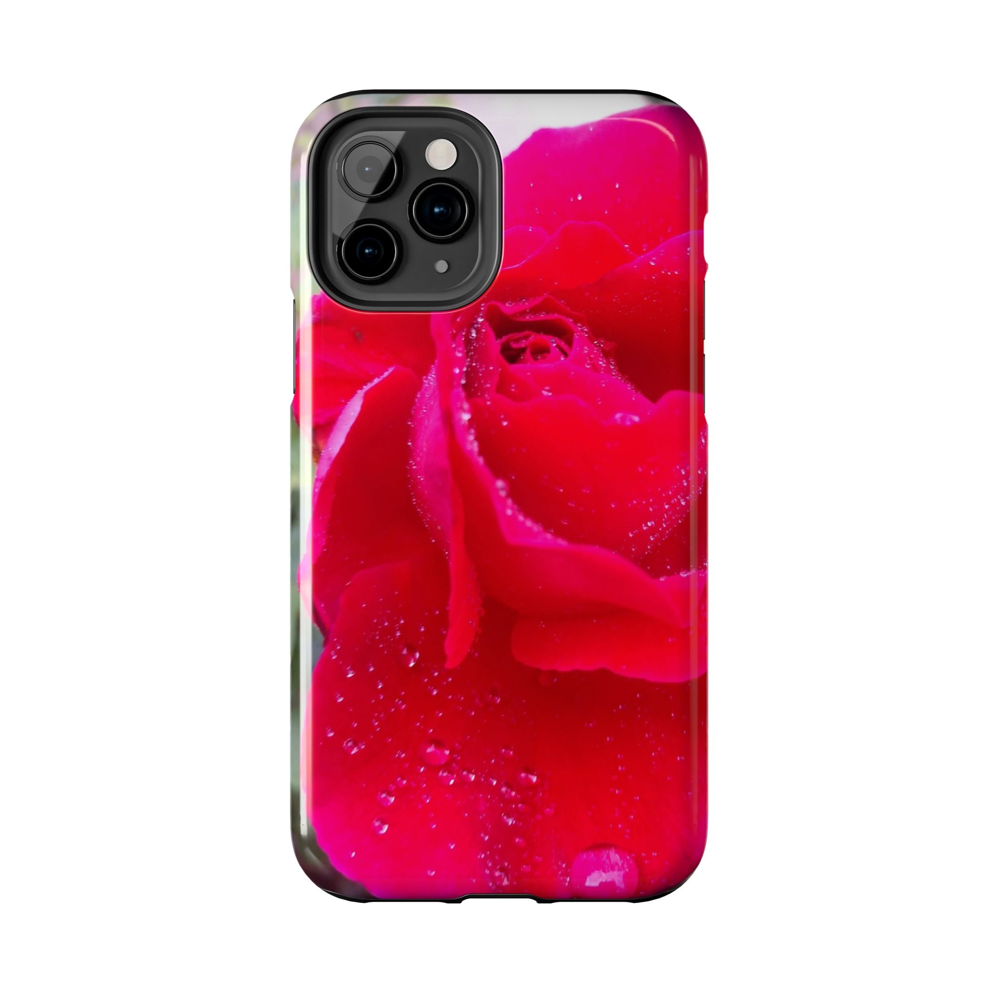 Flower Print Tough Phone Cases, Floral iPhone Case, Durable Mobile Covers, Unique Gift for Her, Birthday Present, Rose Design