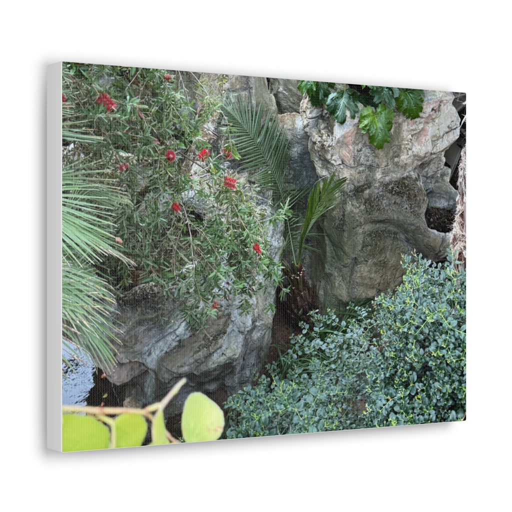 Canvas Wall Art, Tropical Garden Print, Home Decor, Botanical Artwork, Nature Lover Gift, Modern Interior Design