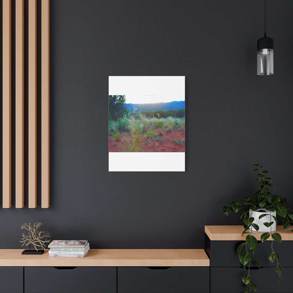 Stretched Canvas Art Print, Nature Wall Decor, Boho Home Decor, Rustic Landscape Art, Gift for Nature Lovers