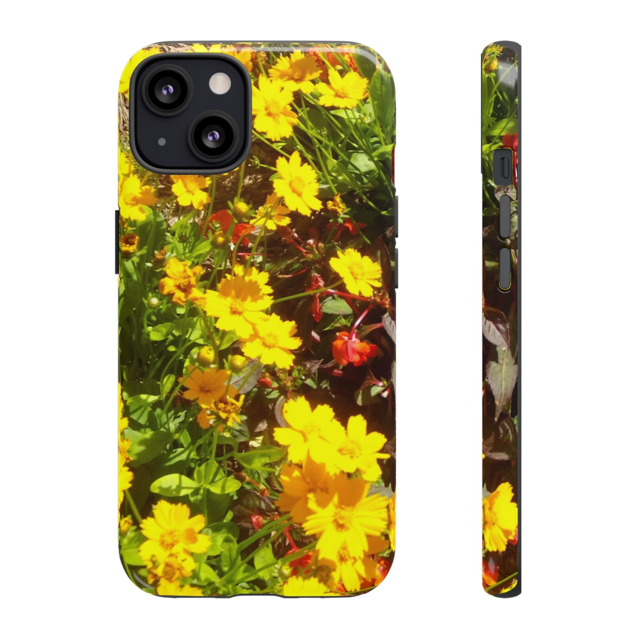 Floral Phone Case - Tough Cases with Vibrant Yellow Flowers, Protective Floral Cover, Spring Decor, Gift Idea for Nature Lovers, [...]