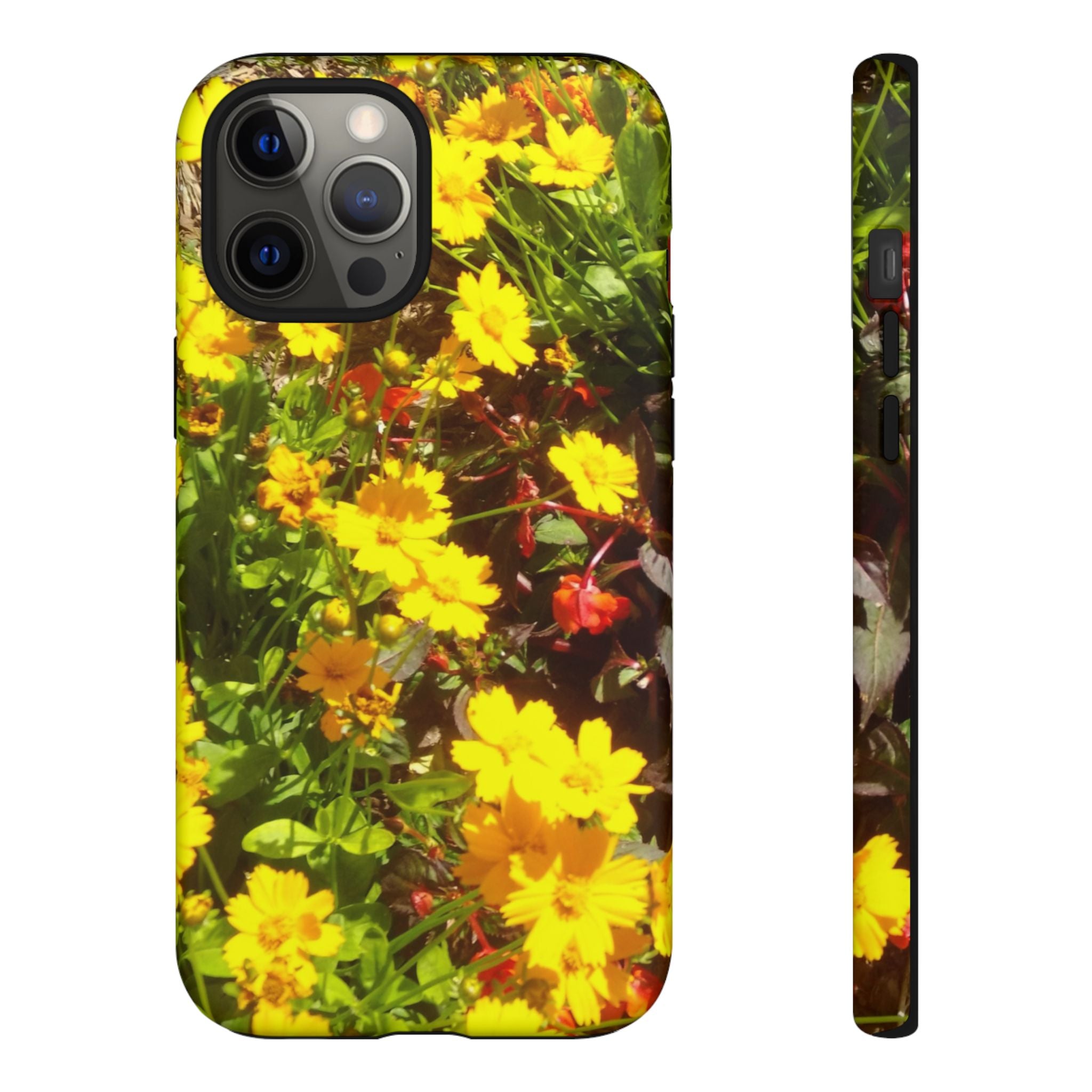 Floral Phone Case - Tough Cases with Vibrant Yellow Flowers, Protective Floral Cover, Spring Decor, Gift Idea for Nature Lovers, [...]