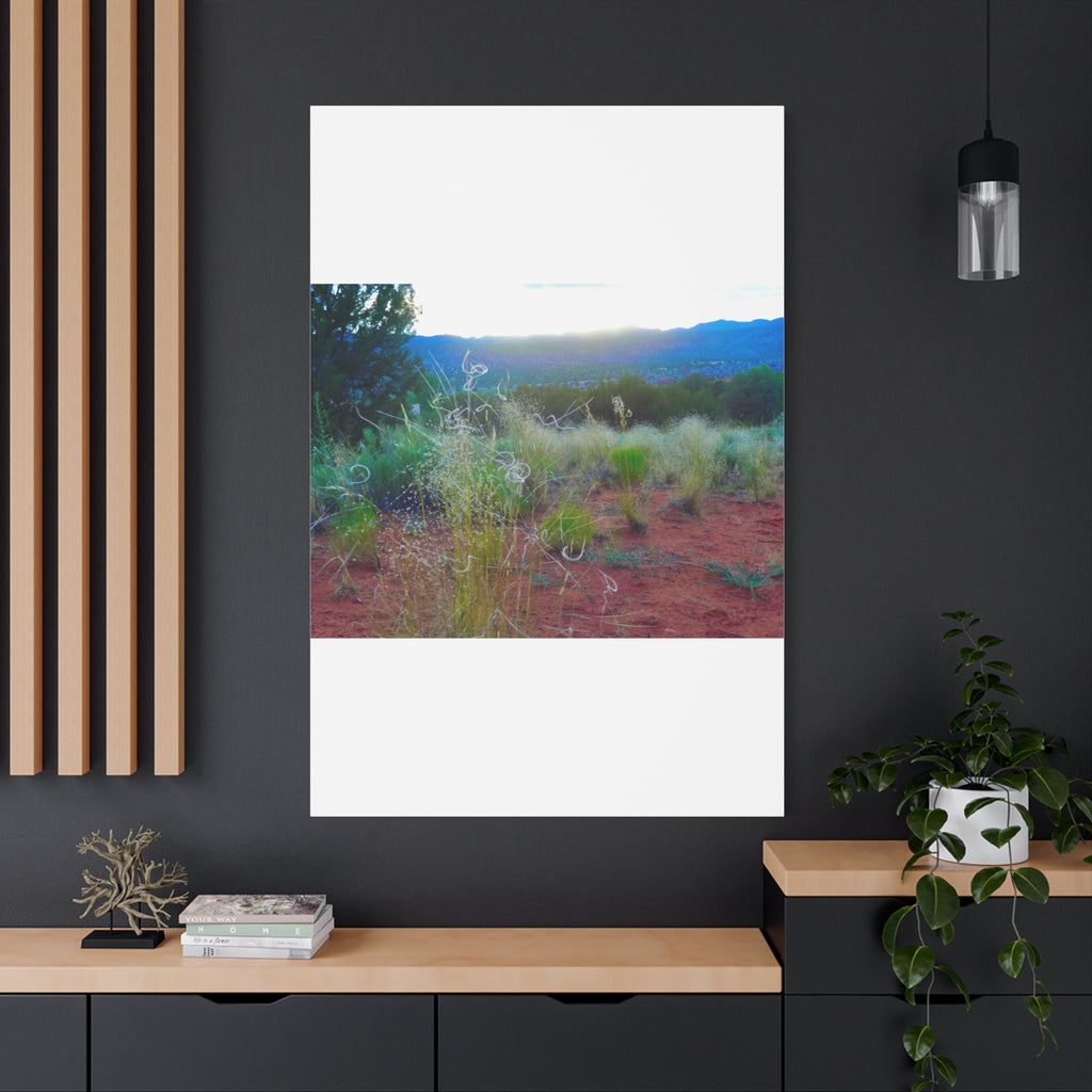 Stretched Canvas Art Print, Nature Wall Decor, Boho Home Decor, Rustic Landscape Art, Gift for Nature Lovers