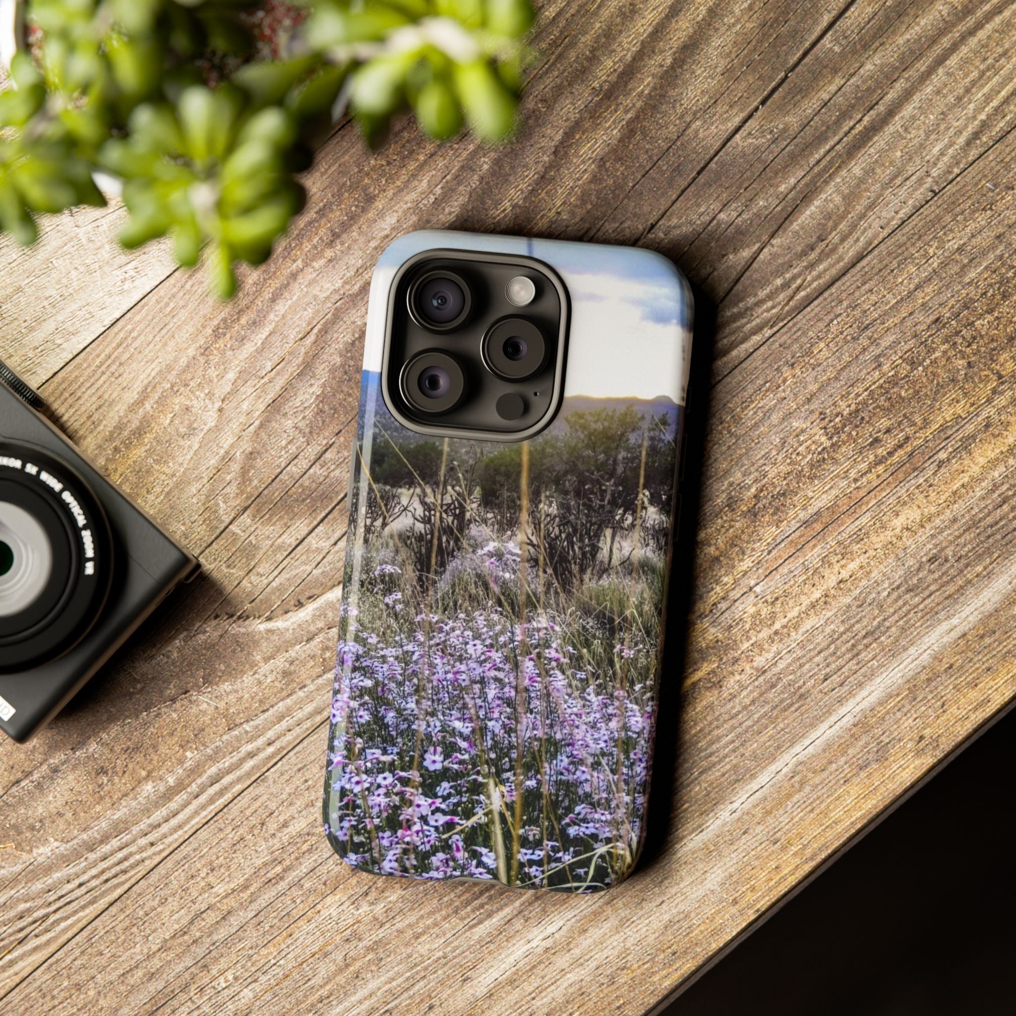 Floral Phone Case, Tough Phone Cover for Outdoor Lovers, Nature-Inspired Accessories, Gift for Photography Enthusiasts, Protective [...]