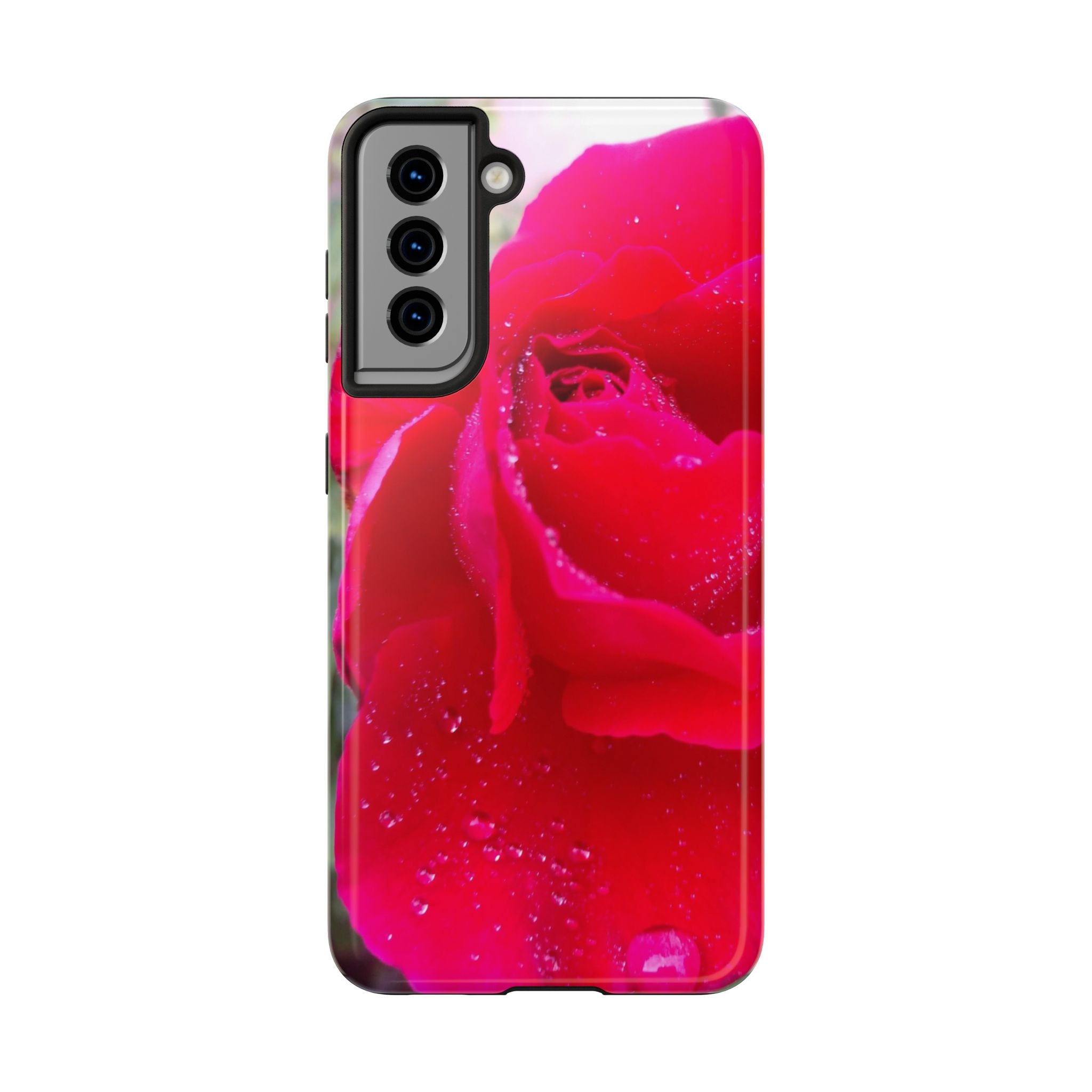 Flower Print Tough Phone Cases, Floral iPhone Case, Durable Mobile Covers, Unique Gift for Her, Birthday Present, Rose Design