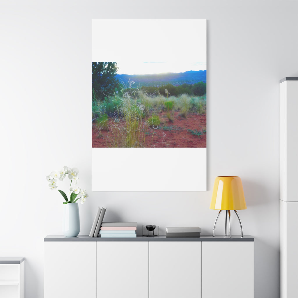 Stretched Canvas Art Print, Nature Wall Decor, Boho Home Decor, Rustic Landscape Art, Gift for Nature Lovers