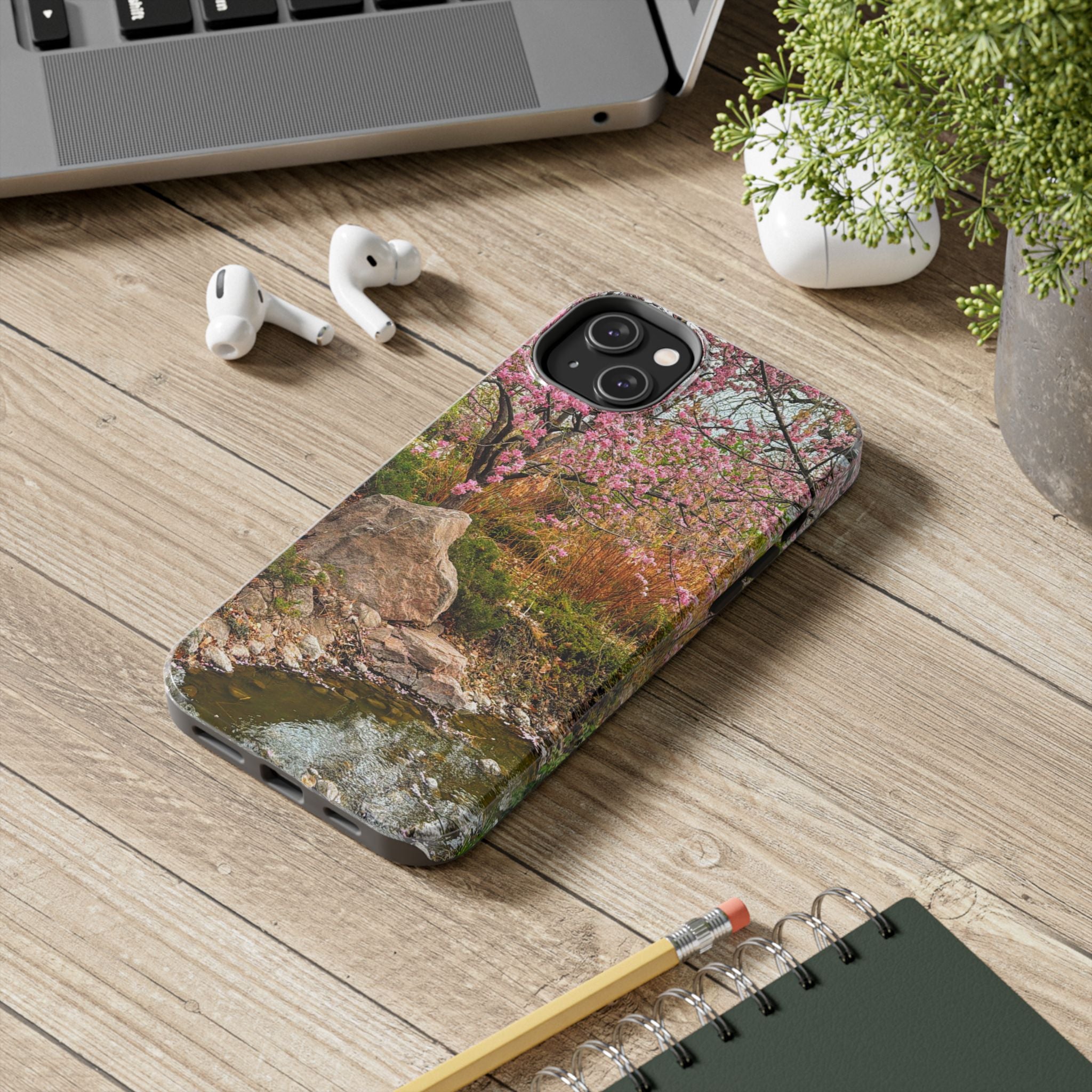 Cherry Blossom Tough Phone Cases - Nature Lover Gift, Floral Phone Accessories, Spring Decor, Custom Cases, Outdoor Adventure