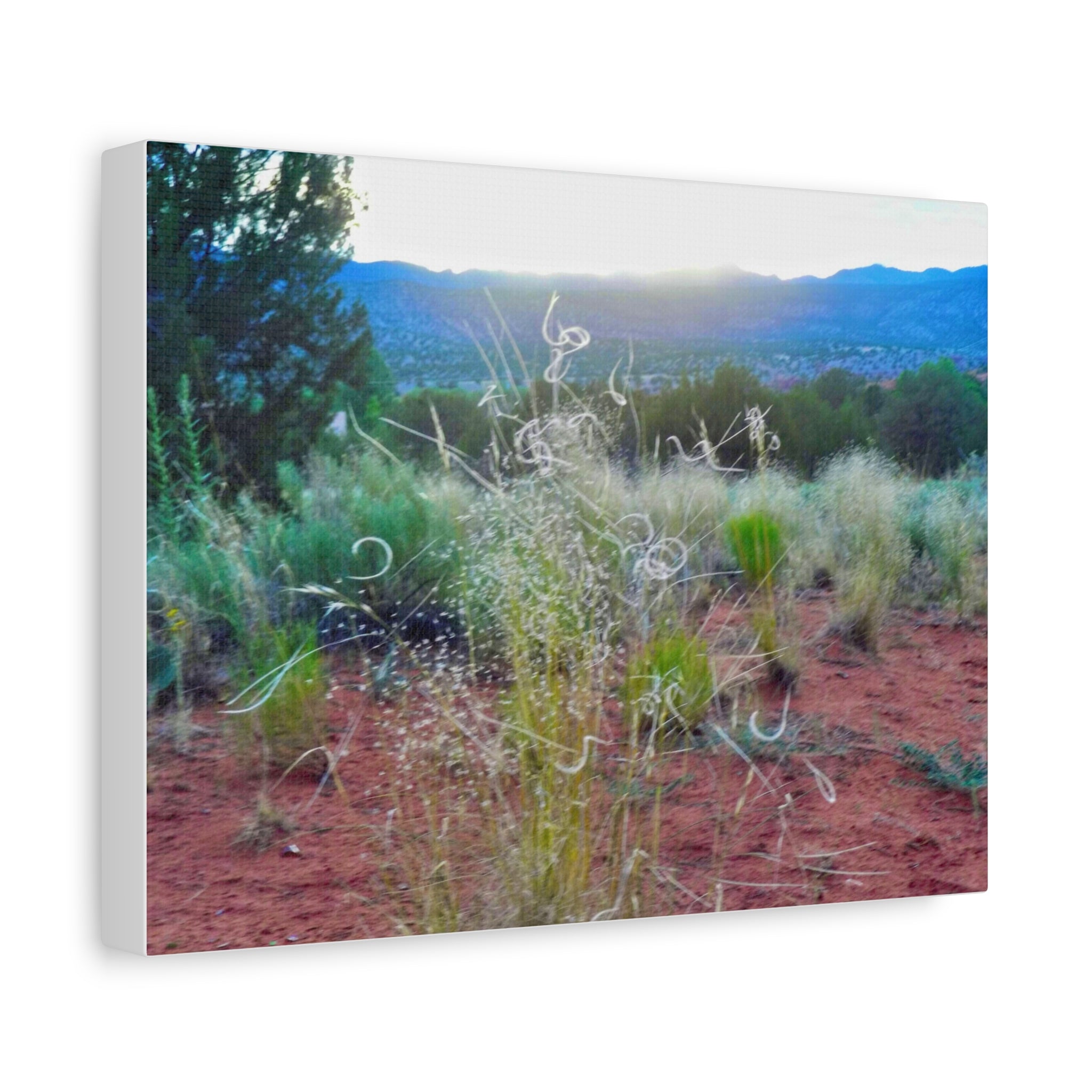 Serene Desert Landscape Canvas Print, Nature Wall Art, Home Decor, Gift for Nature Lovers, Rustic Art for Living Room, Boho Decor