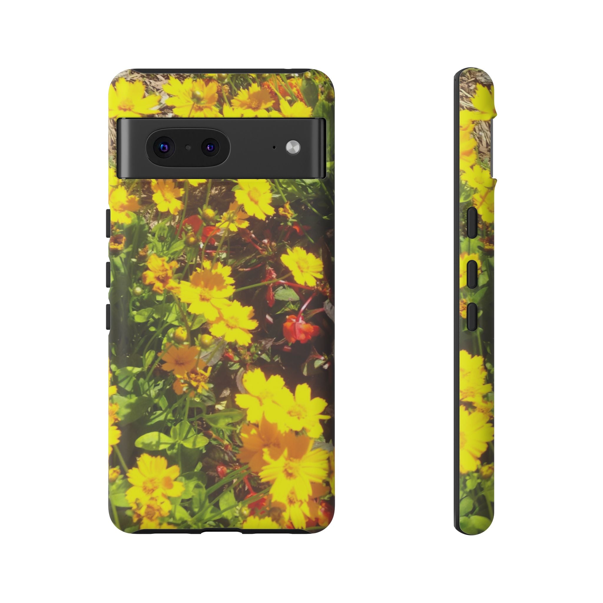 Floral Phone Case - Tough Cases with Vibrant Yellow Flowers, Protective Floral Cover, Spring Decor, Gift Idea for Nature Lovers, [...]