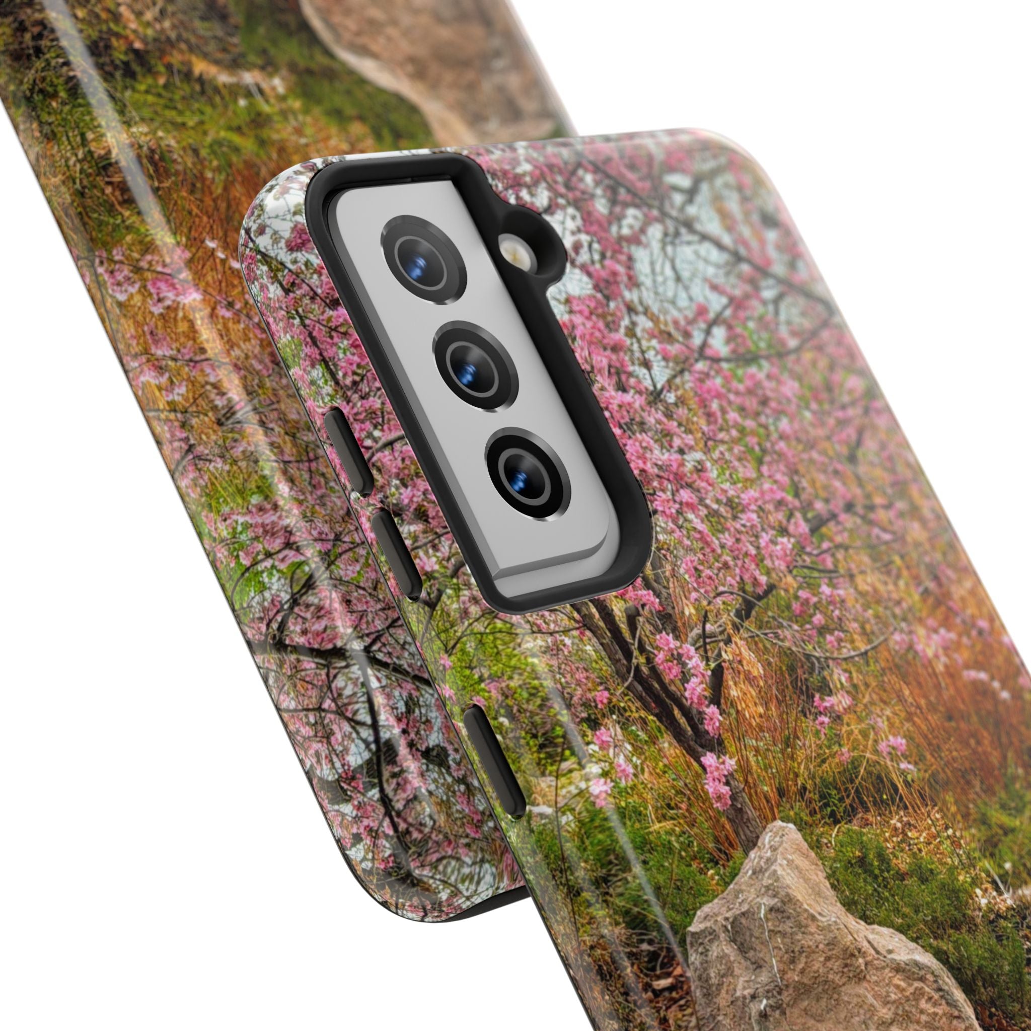 Cherry Blossom Tough Phone Cases - Nature Lover Gift, Floral Phone Accessories, Spring Decor, Custom Cases, Outdoor Adventure