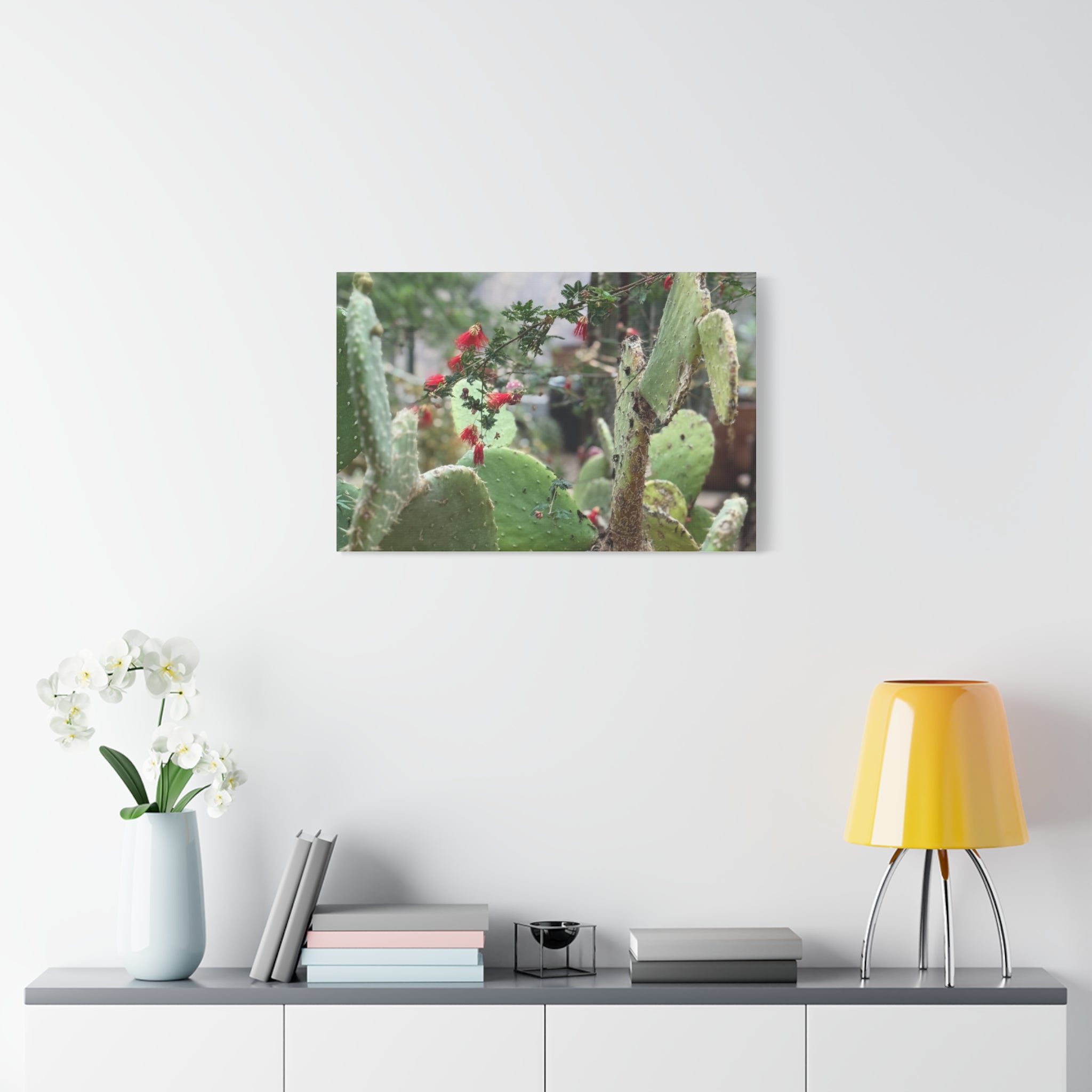 Cactus Artwork Print, Botanical Wall Decor, Succulent Canvas, Nature Lover Gift, Home Decoration