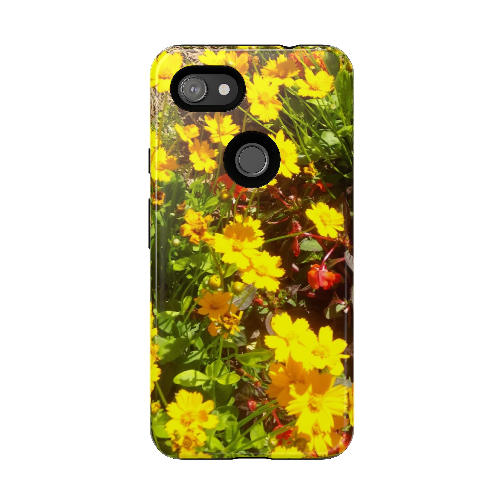 Floral Phone Case - Tough Cases with Vibrant Yellow Flowers, Protective Floral Cover, Spring Decor, Gift Idea for Nature Lovers, [...]