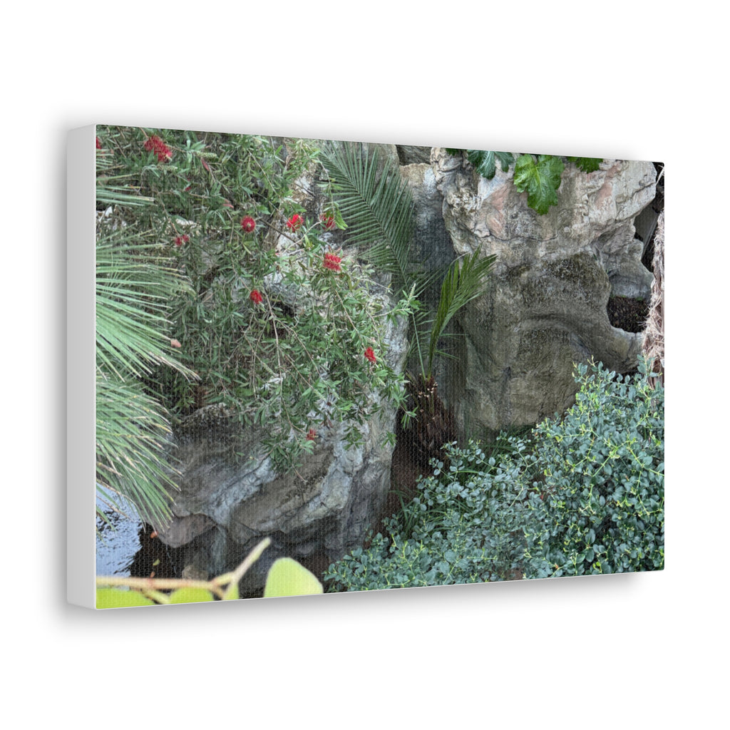Canvas Wall Art, Tropical Garden Print, Home Decor, Botanical Artwork, Nature Lover Gift, Modern Interior Design