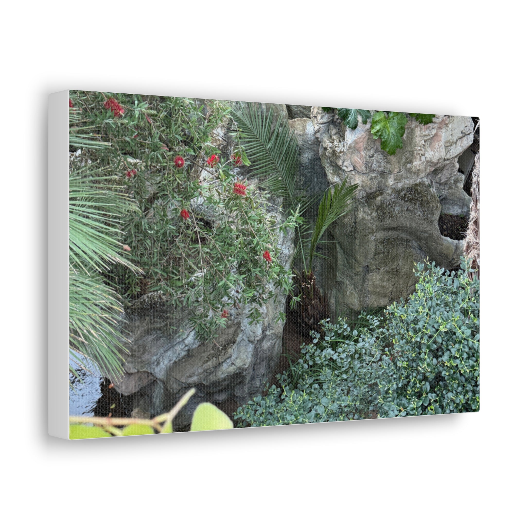 Canvas Wall Art, Tropical Garden Print, Home Decor, Botanical Artwork, Nature Lover Gift, Modern Interior Design