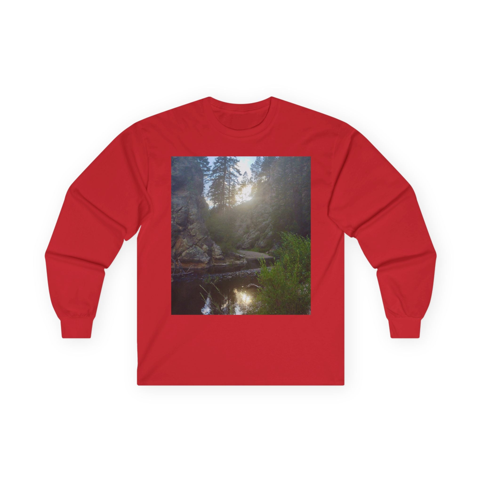 Nature-Inspired Unisex Long Sleeve Tee, Outdoor Adventure Shirt, Gift for Nature Lovers, Casual Wear, Eco-Friendly Apparel