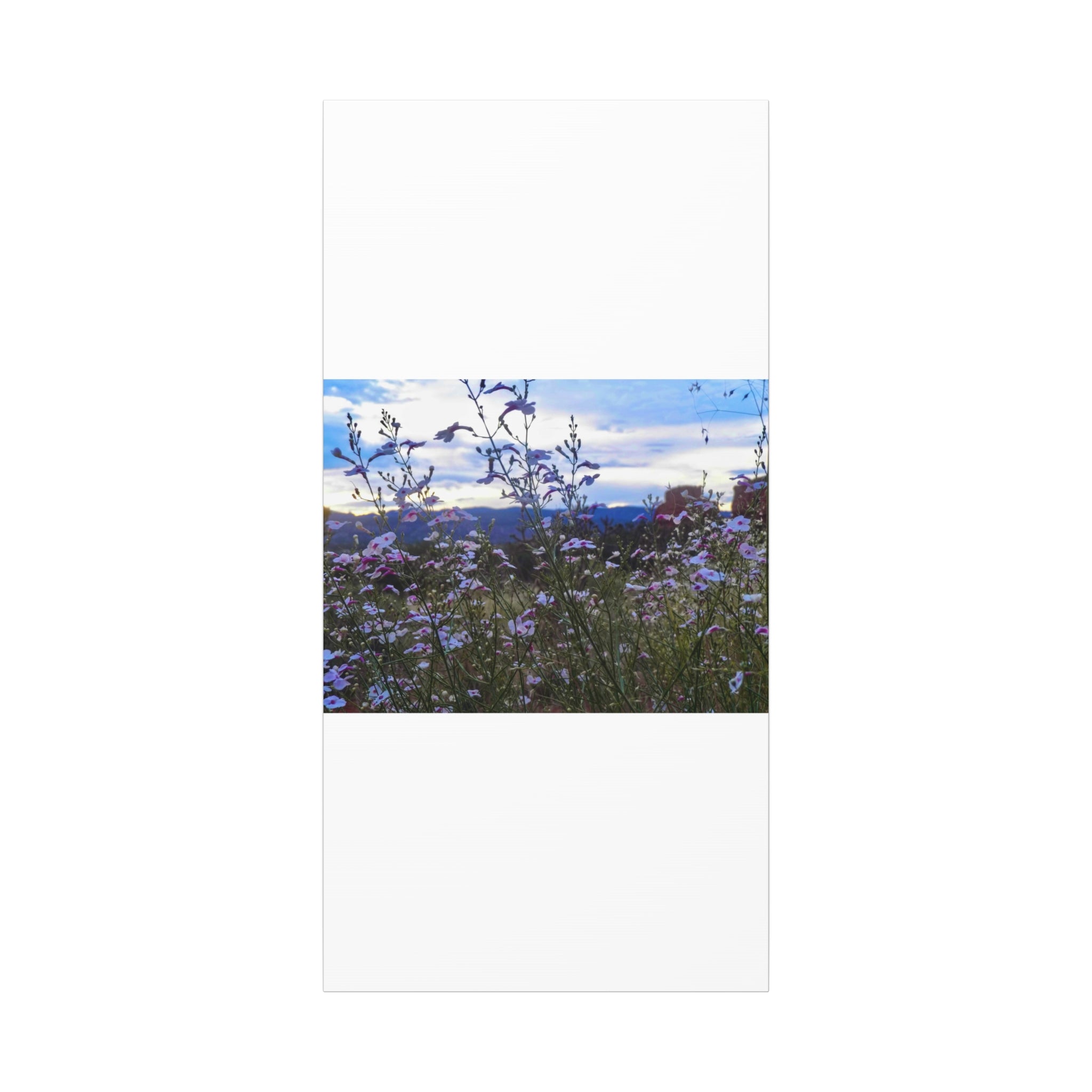 Floral Wall Art Canvas, Nature-Inspired Home Decor, Flower Print, Rustic Living Room, Gift for Gardeners, Boho Wall Art