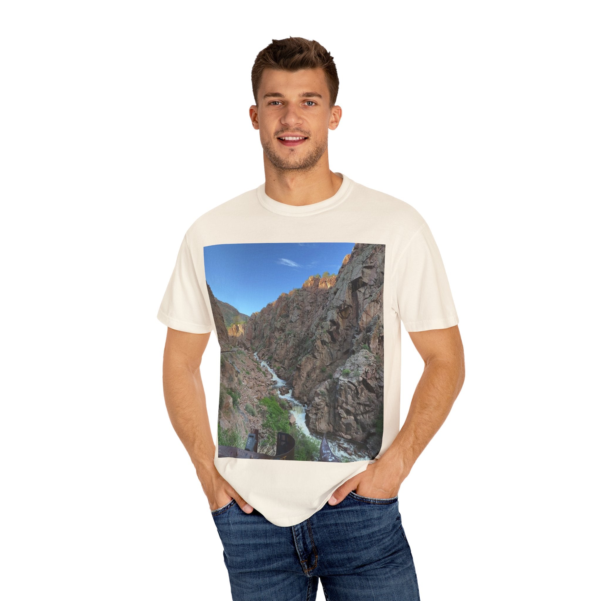 Nature Scene Unisex T-Shirt, Eco-Friendly Tee, Outdoorsy Apparel, Hiking Gift, Casual Wear, Adventure Clothing
