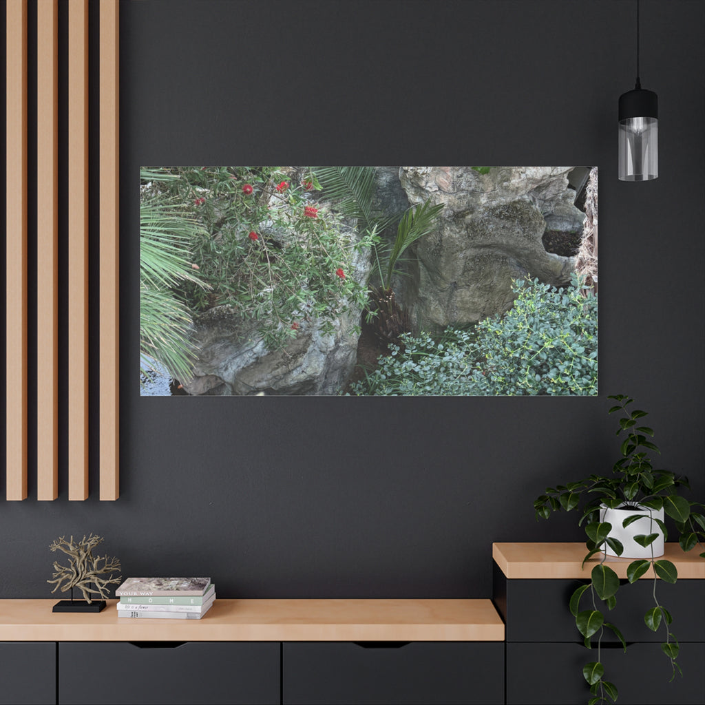 Canvas Wall Art, Tropical Garden Print, Home Decor, Botanical Artwork, Nature Lover Gift, Modern Interior Design