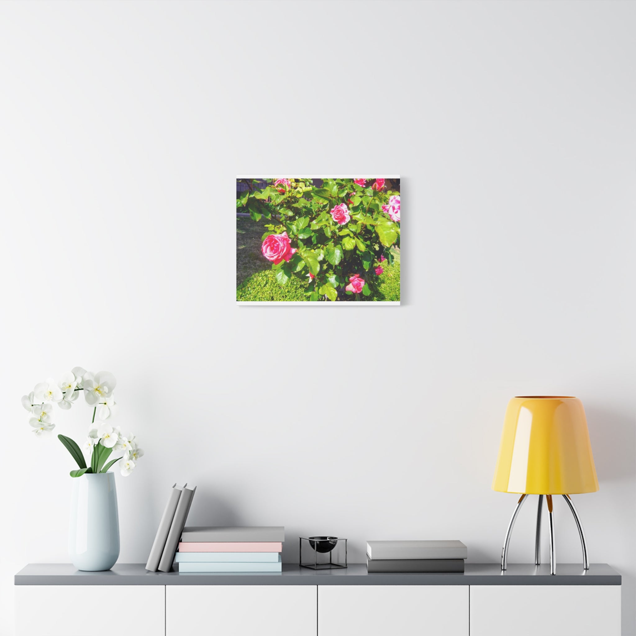 Floral Canvas Wall Art, Pink Rose Decor, Home Gallery Piece, Flower Photography, Garden Wall Decor, Floral Print