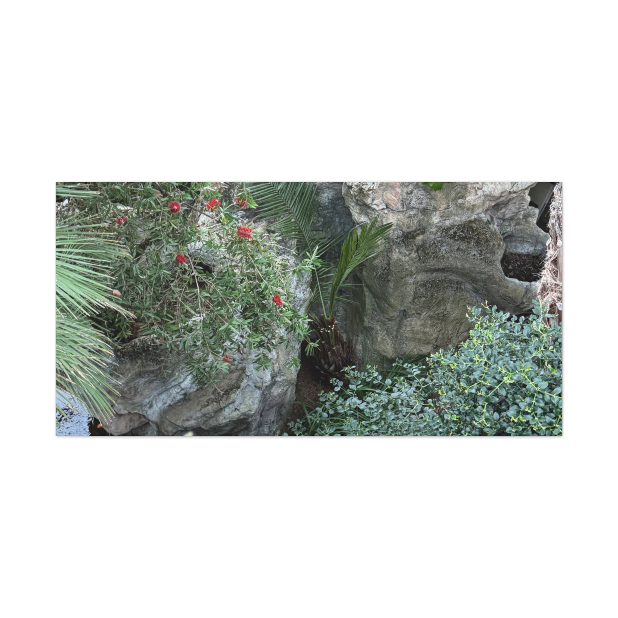 Canvas Wall Art, Tropical Garden Print, Home Decor, Botanical Artwork, Nature Lover Gift, Modern Interior Design