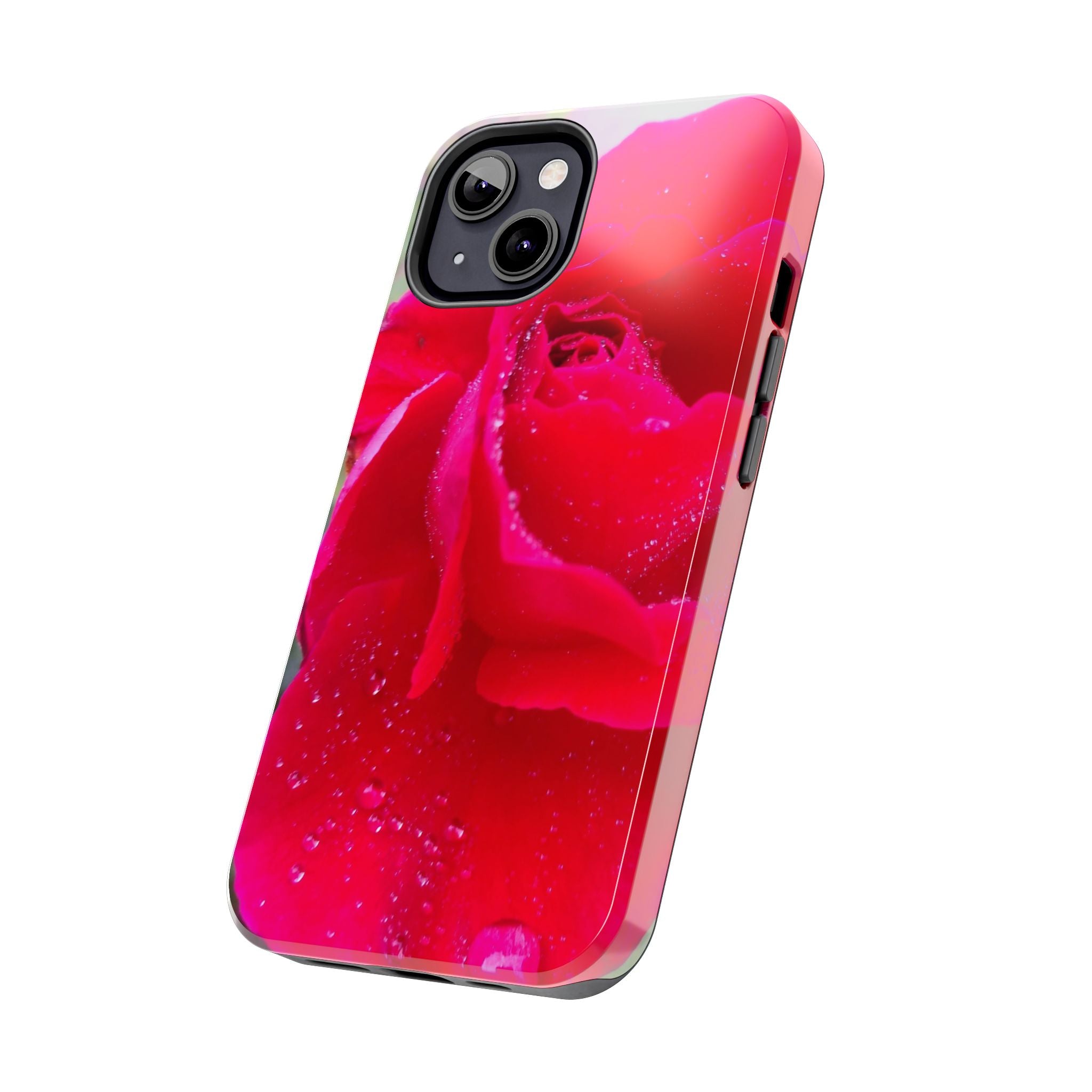 Flower Print Tough Phone Cases, Floral iPhone Case, Durable Mobile Covers, Unique Gift for Her, Birthday Present, Rose Design
