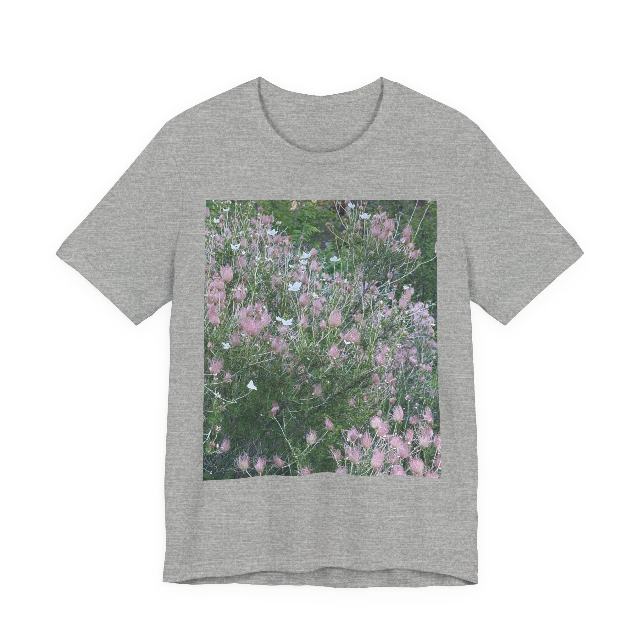 Floral Breeze Tee – Botanical Art Unisex Jersey Tee, Nature Lover Gift, Summer Fashion, Casual Wear, Eco-Friendly Style