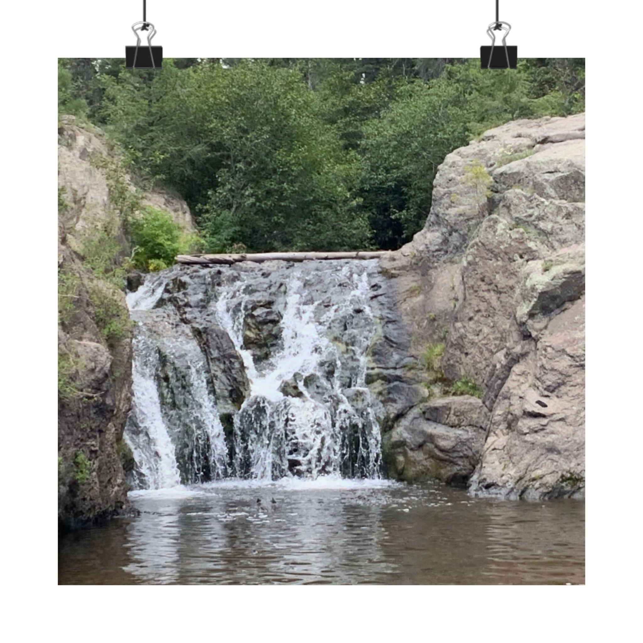 Serene Nature Posters, Home Decor Wall Art, Gift for Nature Lovers, Tranquil Landscape Prints, Waterfall Artwork