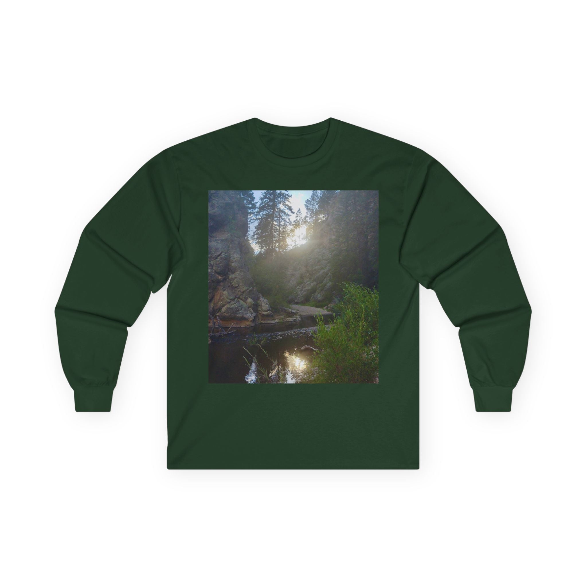 Nature-Inspired Unisex Long Sleeve Tee, Outdoor Adventure Shirt, Gift for Nature Lovers, Casual Wear, Eco-Friendly Apparel