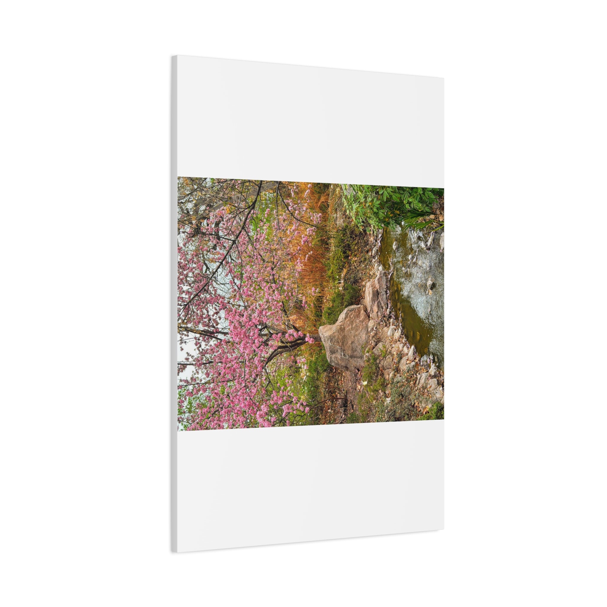 Blossoming Serenity Canvas Print, Floral Wall Art, Nature Decor, Home Aesthetic, Gift Idea for Garden Lovers, Spring Decor