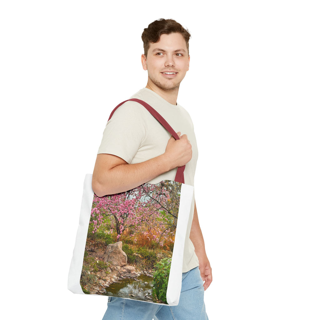 Blossom Dreams Tote Bag, Floral Tote, Eco-Friendly Shopping Bag, Spring Gift, Nature Lover's Accessory, Travel Bag