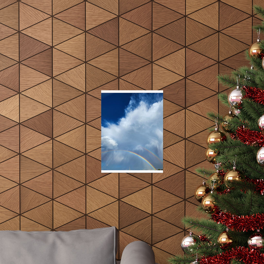 Rainbow Sky Matte Vertical Poster | Inspirational Wall Art, Home Decor, Gift for Nature Lovers, Office Decoration, Unique Artwork