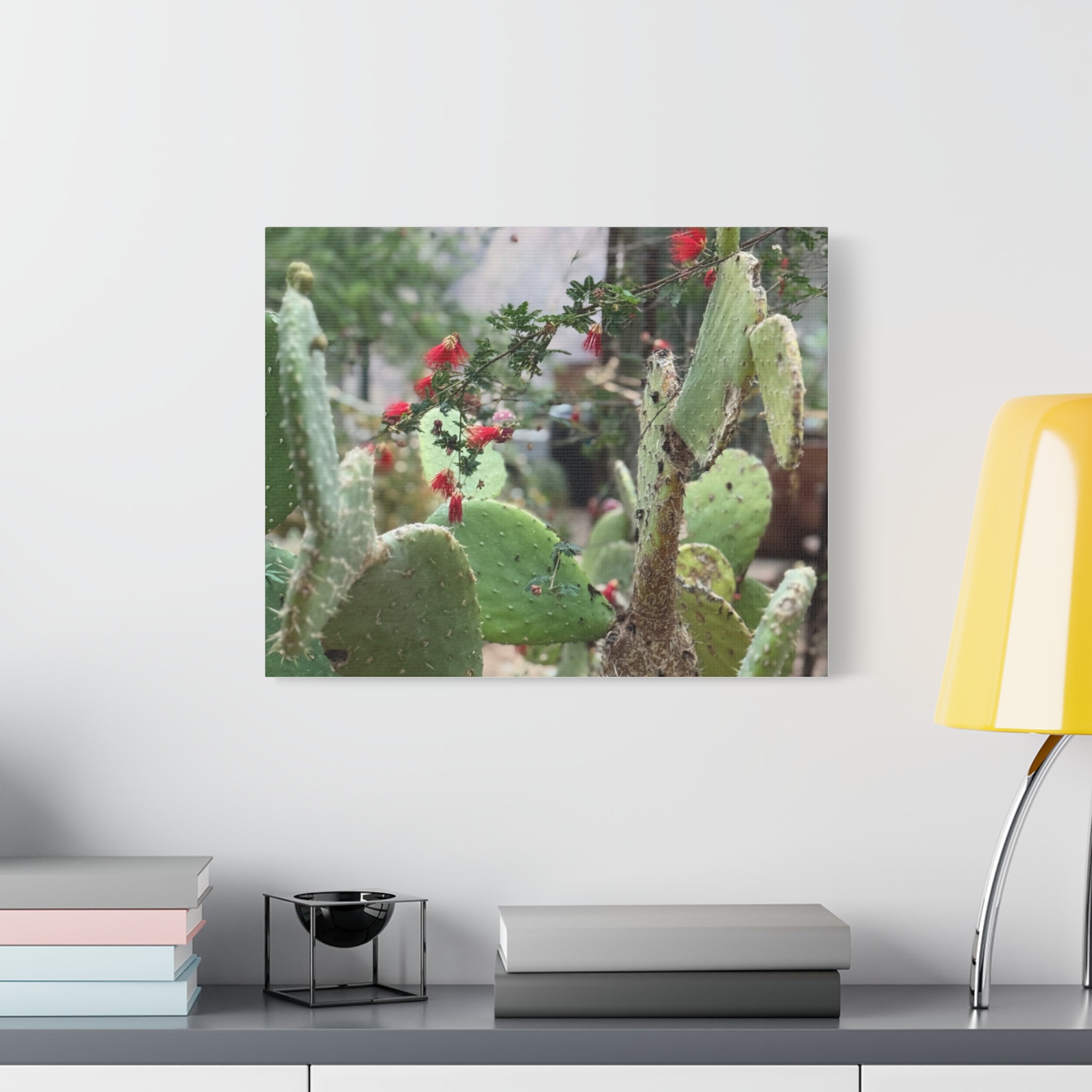 Cactus Artwork Print, Botanical Wall Decor, Succulent Canvas, Nature Lover Gift, Home Decoration