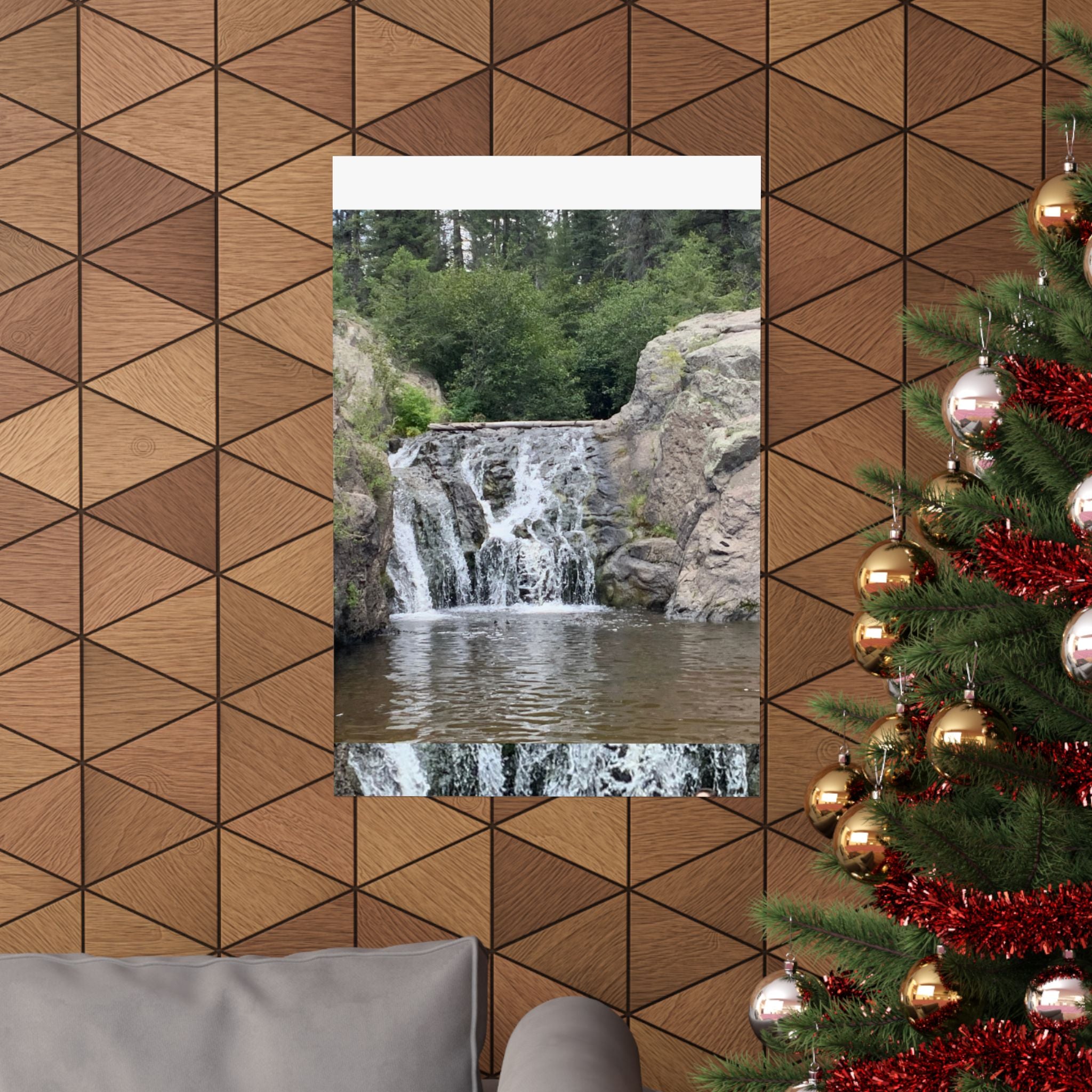 Serene Nature Posters, Home Decor Wall Art, Gift for Nature Lovers, Tranquil Landscape Prints, Waterfall Artwork