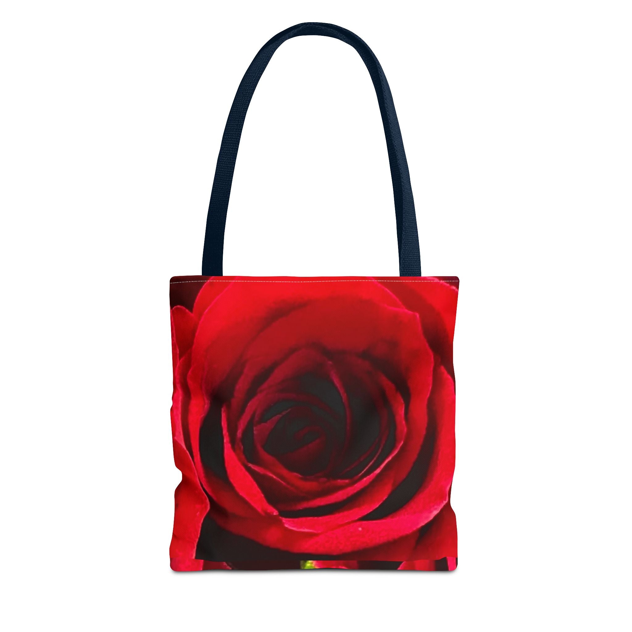 Romantic Floral Tote Bag, Stylish Grocery Bag, Perfect Gift for Mothers Day, Beach Tote, Everyday Use, AOP Red Rose Design