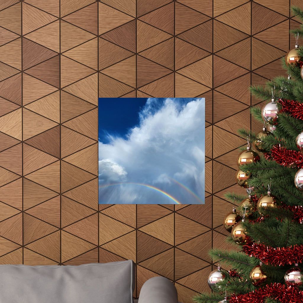 Rainbow Sky Matte Vertical Poster | Inspirational Wall Art, Home Decor, Gift for Nature Lovers, Office Decoration, Unique Artwork