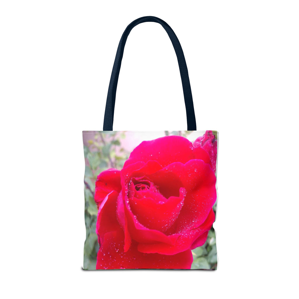 Vibrant Floral Tote Bag - Eco-Friendly Canvas, Perfect for Shopping, Beach Days, or Gift Giving - Rose Design