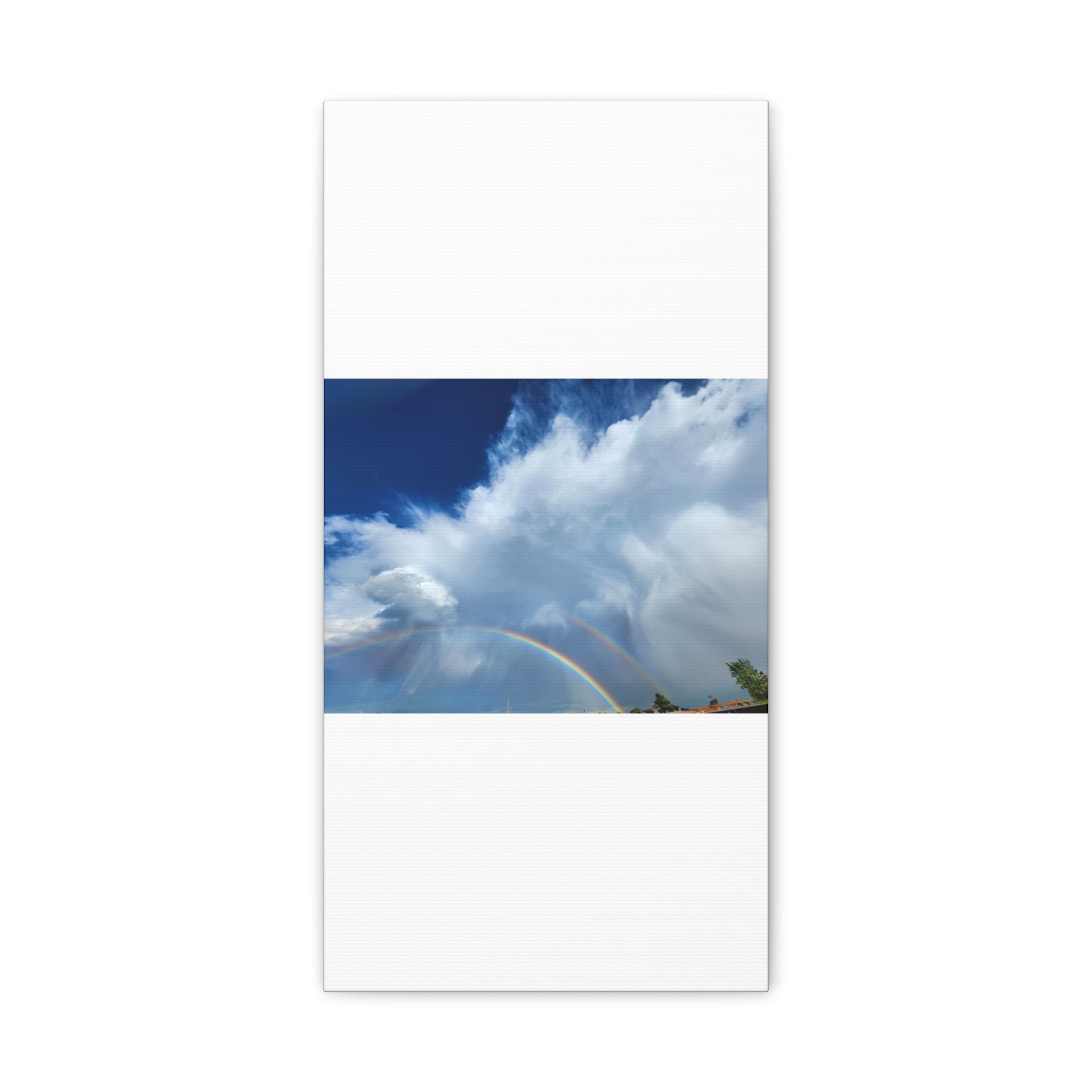 Rainbow Cloud Art Canvas Print, Stretched Wall Decor, Home/Office Art, Gift for Nature Lovers, Gallery Wall Accent
