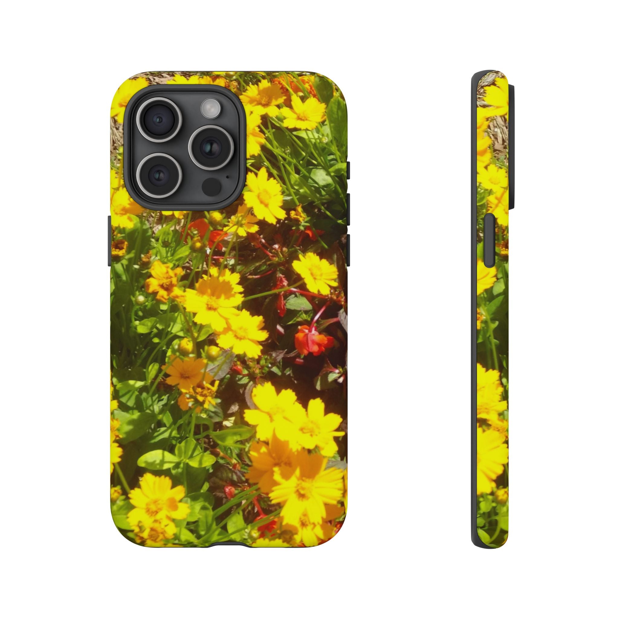 Floral Phone Case - Tough Cases with Vibrant Yellow Flowers, Protective Floral Cover, Spring Decor, Gift Idea for Nature Lovers, [...]