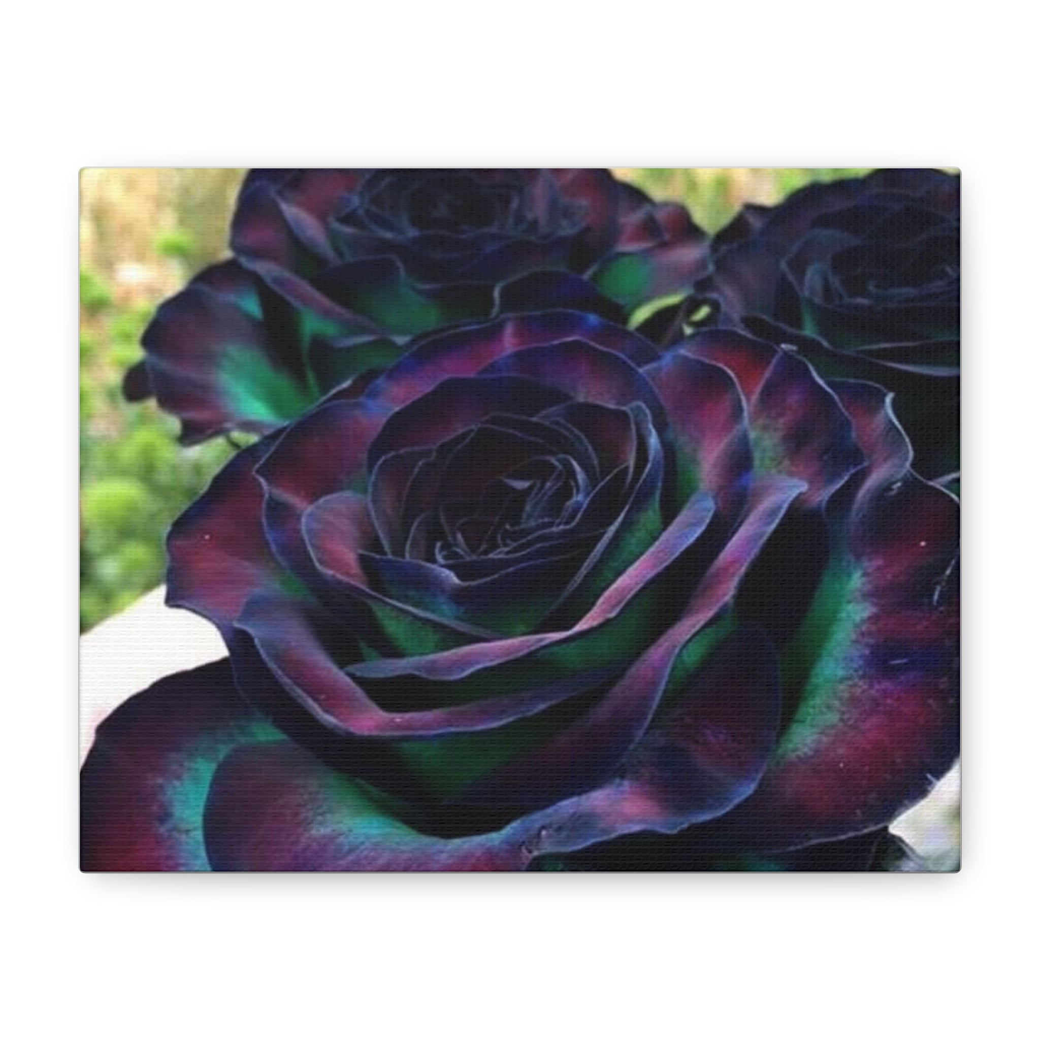 Matte Canvas Wall Art Print of Mystical Roses, Colorful Home Decor, Unique Gift for Art Lovers, Flower Wall Decor, Floral Artwork, [...]