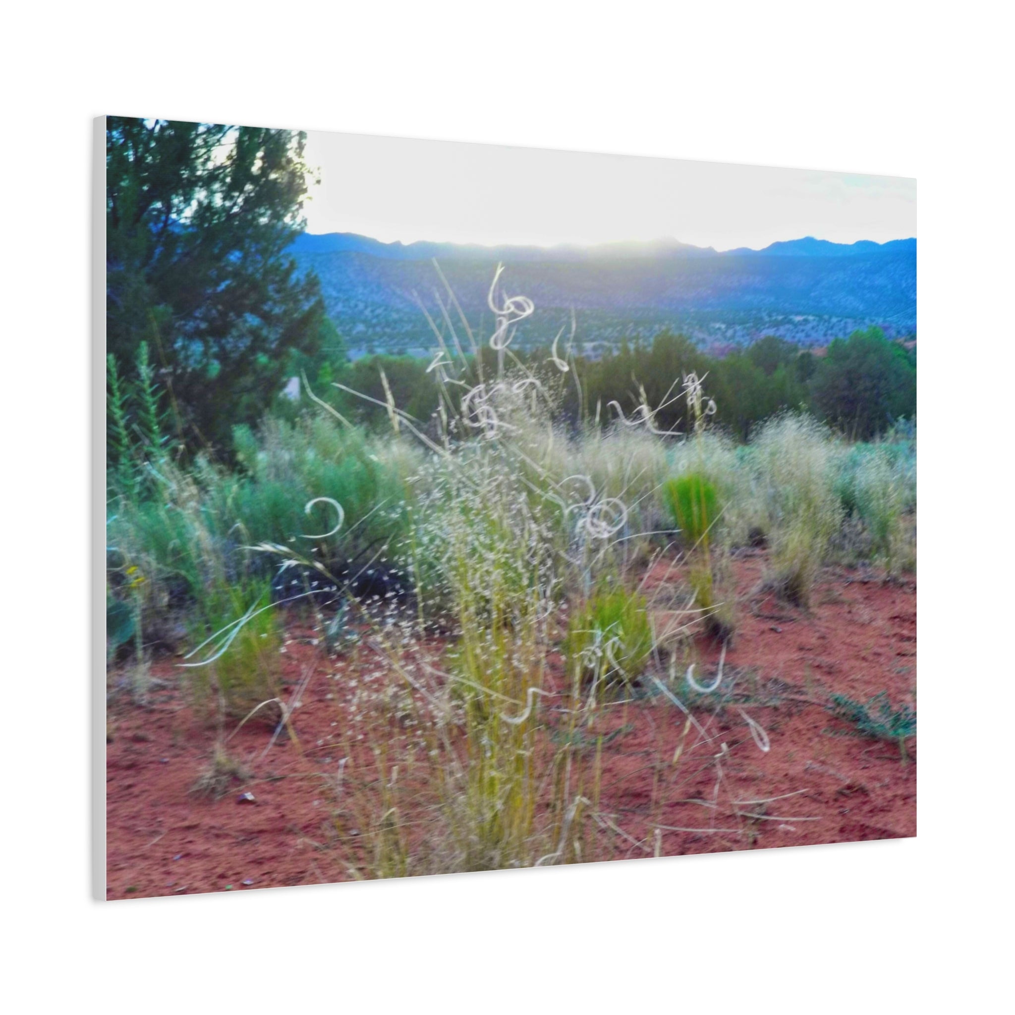 Serene Desert Landscape Canvas Print, Nature Wall Art, Home Decor, Gift for Nature Lovers, Rustic Art for Living Room, Boho Decor