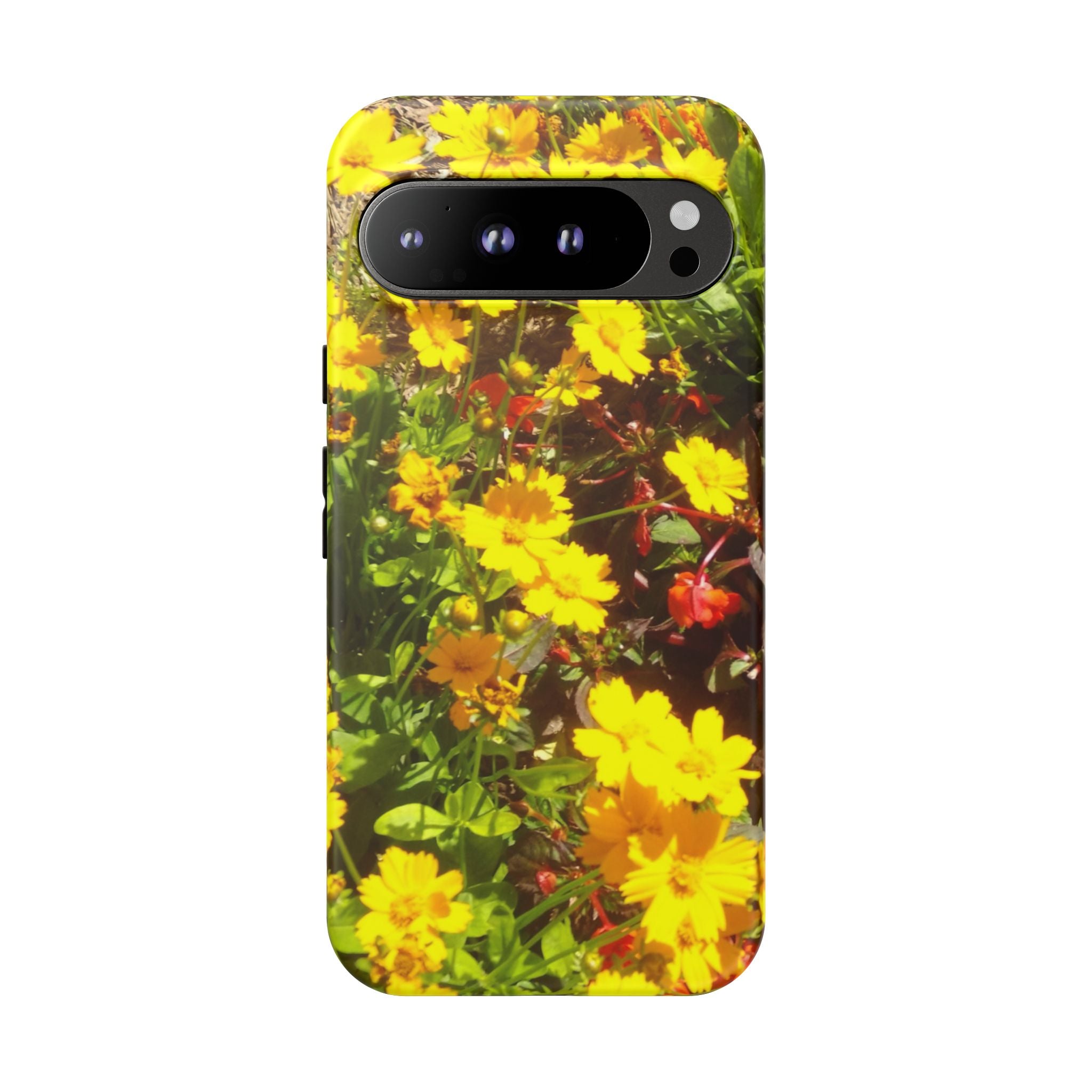 Floral Phone Case - Tough Cases with Vibrant Yellow Flowers, Protective Floral Cover, Spring Decor, Gift Idea for Nature Lovers, [...]