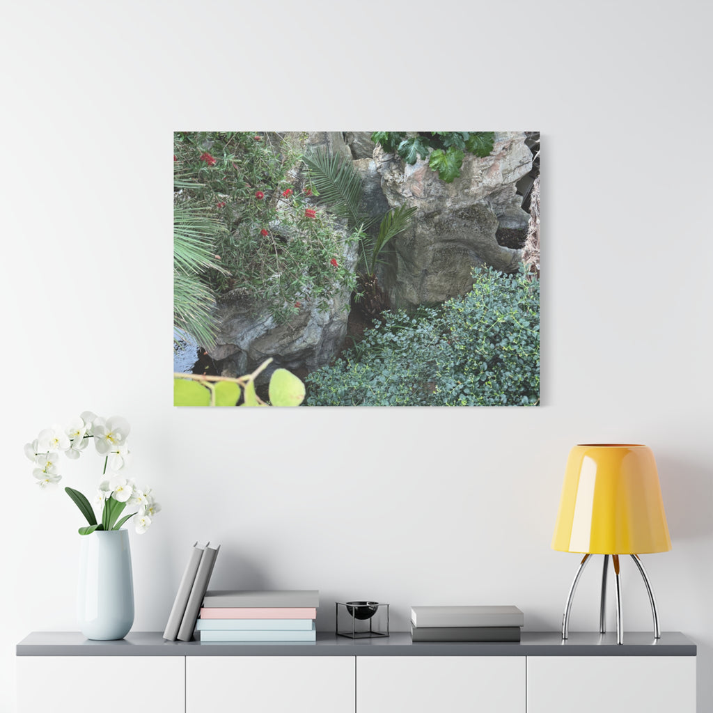 Canvas Wall Art, Tropical Garden Print, Home Decor, Botanical Artwork, Nature Lover Gift, Modern Interior Design