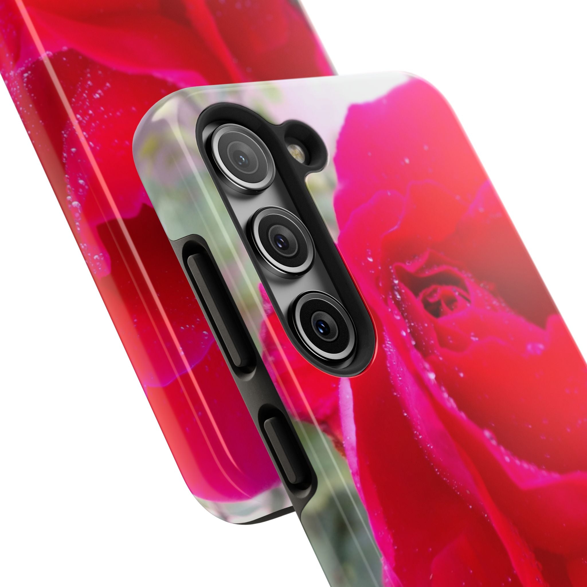 Flower Print Tough Phone Cases, Floral iPhone Case, Durable Mobile Covers, Unique Gift for Her, Birthday Present, Rose Design