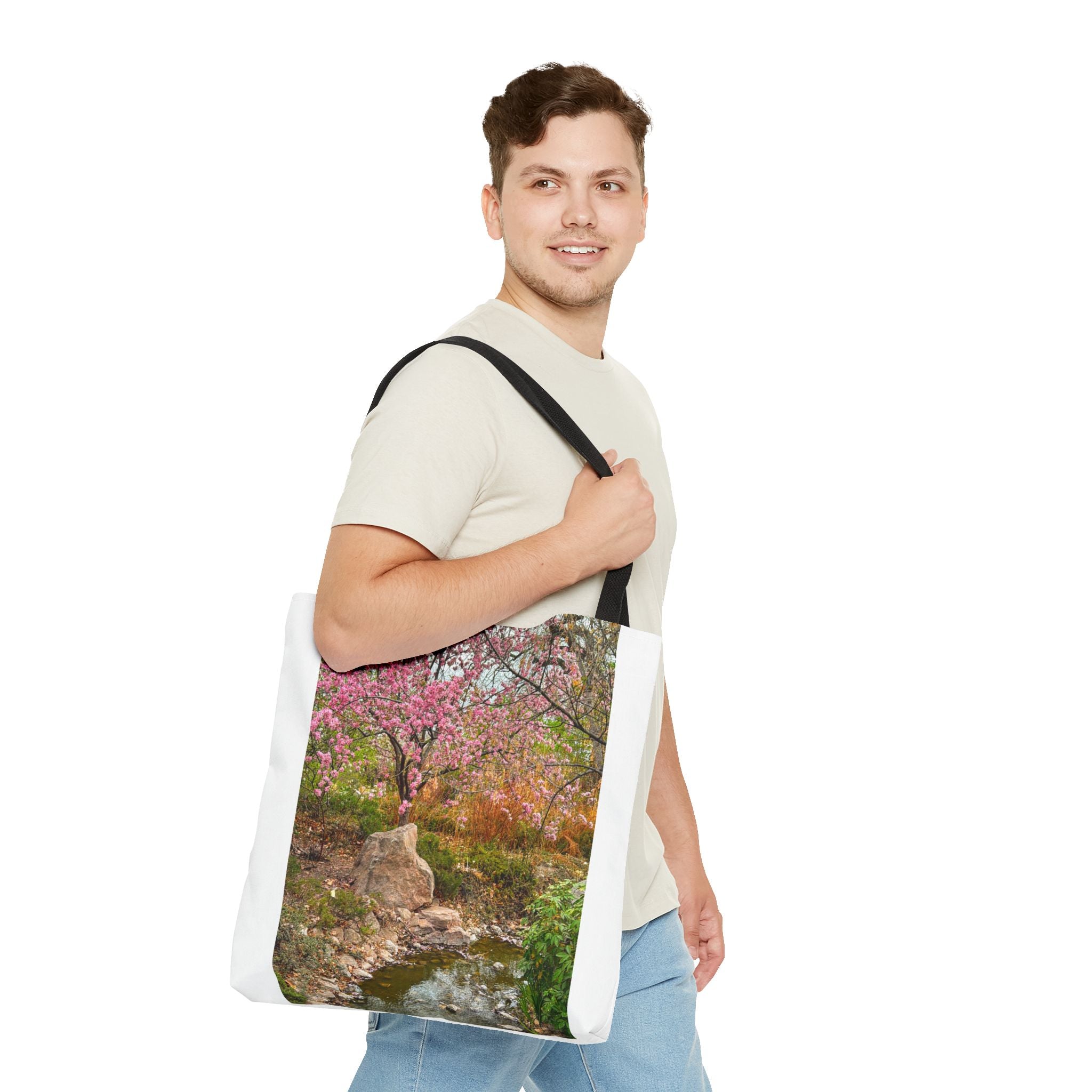 Blossom Dreams Tote Bag, Floral Tote, Eco-Friendly Shopping Bag, Spring Gift, Nature Lover's Accessory, Travel Bag