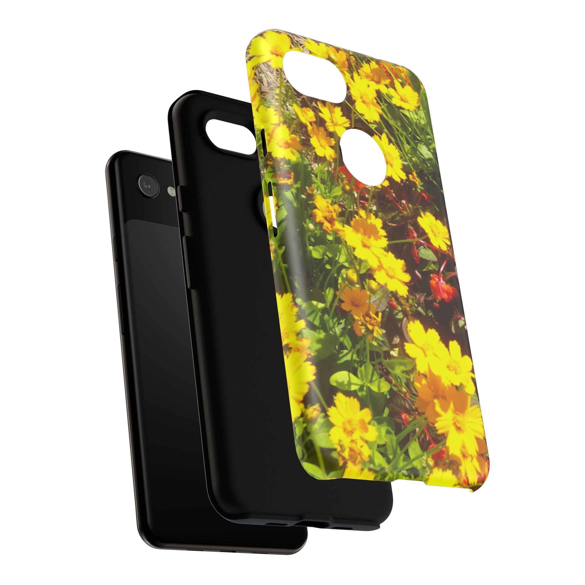 Floral Phone Case - Tough Cases with Vibrant Yellow Flowers, Protective Floral Cover, Spring Decor, Gift Idea for Nature Lovers, [...]