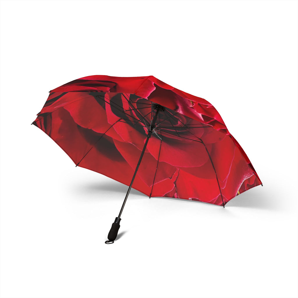 Rose Print Semi-Automatic Umbrella | Stylish Floral Rain Protection | Perfect Gift for Her, Garden Lovers, and Special Occasions