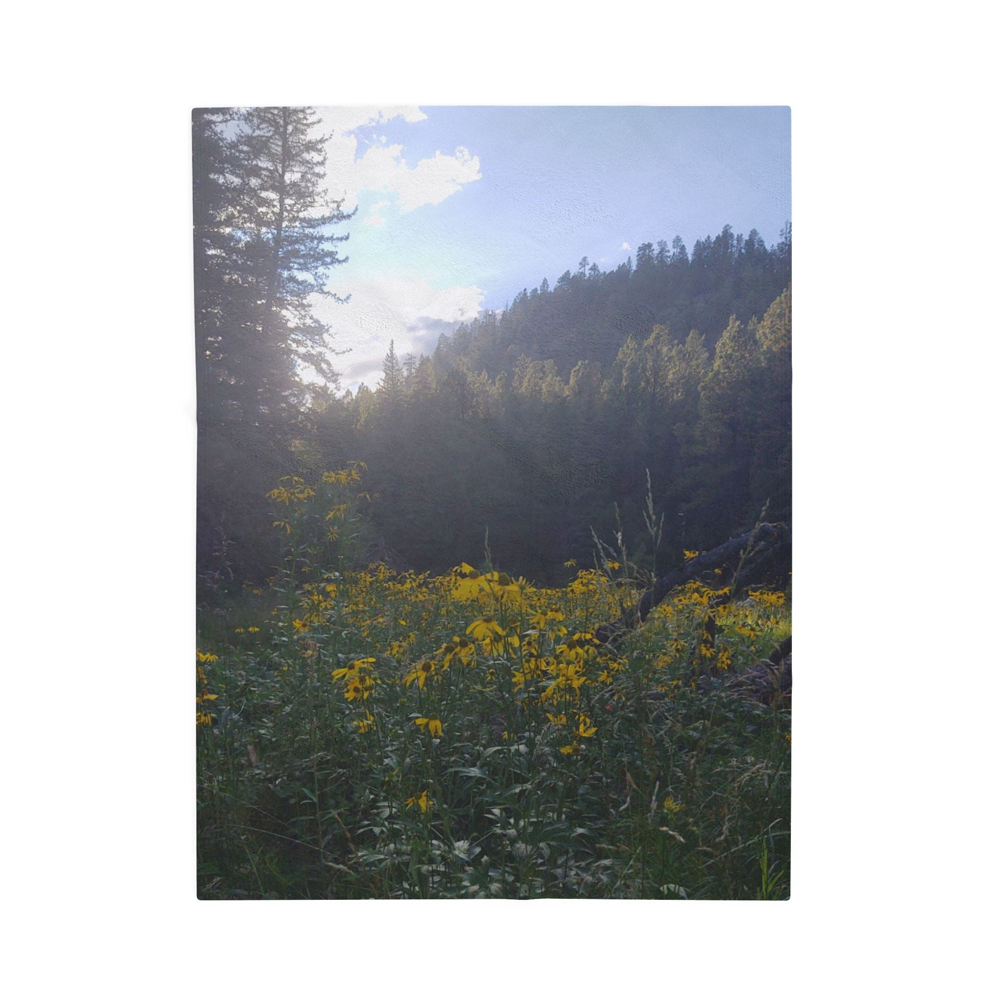 Nature-Inspired Velveteen Plush Blanket | Cozy Throw for Home Decor, Gifts, Outdoor Lovers, Picnics, and Relaxation